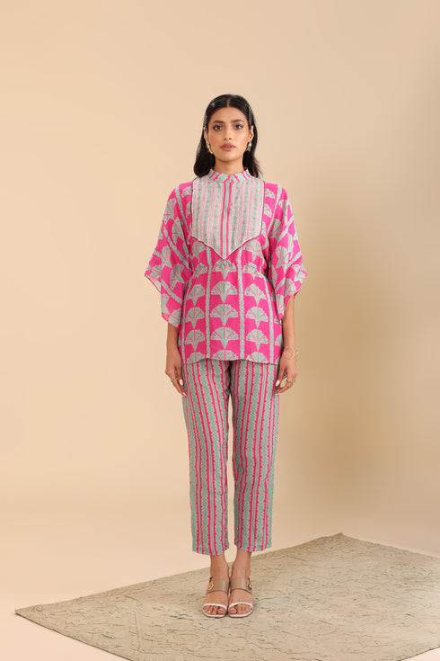 Naqsh Embellished Short Kaftan Set